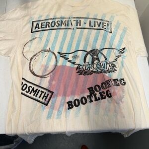 Vintage 05/06 concert Aerosmith Live Graphic Tee